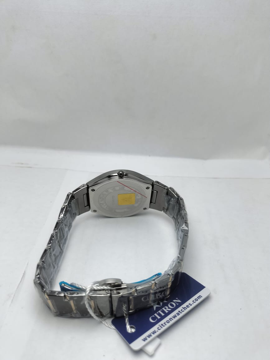 Citron stone Analog Watch with Day & Date Display